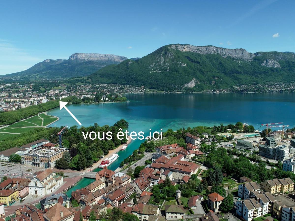 Studio Moderne, Place Parking Prive, Emplacement Ideal A 100 M Du Lac. 阿讷西 外观 照片